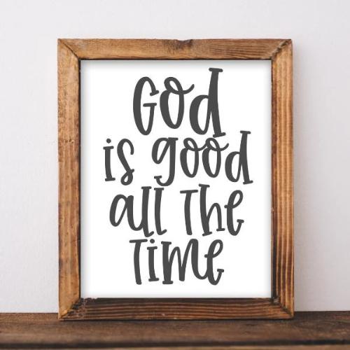 God is Good - Printable - Gracie Lou Printables