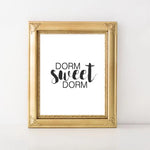 Dorm Sweet Dorm - Printable - Gracie Lou Printables