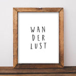 Wanderlust - Printable - Gracie Lou Printables