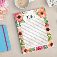 Floral Notes List - Printable - Gracie Lou Printables