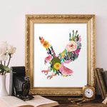 Floral Eagle - Printable - Gracie Lou Printables