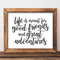 Friends and Adventures - Printable - Gracie Lou Printables