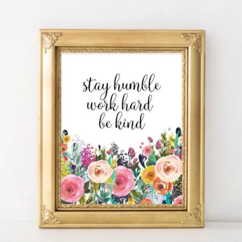 Stay humble - Printable - Gracie Lou Printables