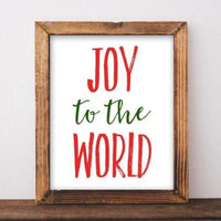 Joy to the World - Christmas - Gracie Lou Printables