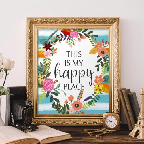 This is My Happy Place - Printable - Gracie Lou Printables