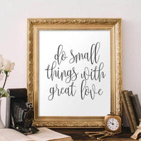 Do Small Things - Printable - Gracie Lou Printables