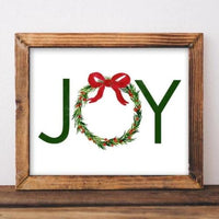 Joy - Christmas Printable - Gracie Lou Printables