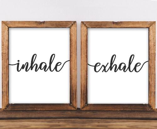 Inhale, Exhale - Printable - Gracie Lou Printables