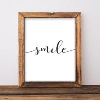 Smile - Printable - Gracie Lou Printables