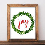 Joy - Christmas Printable - Gracie Lou Printables