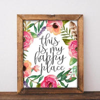 My Happy Place  - Printable - Gracie Lou Printables