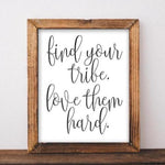 Find Your Tribe - Printable - Gracie Lou Printables