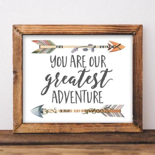 Our Greatest Adventure - Printable - Gracie Lou Printables