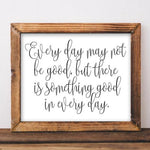 Every day - Printable - Gracie Lou Printables