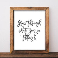 Grow Through - Printable - Gracie Lou Printables