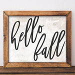Hello Fall - Printable - Gracie Lou Printables