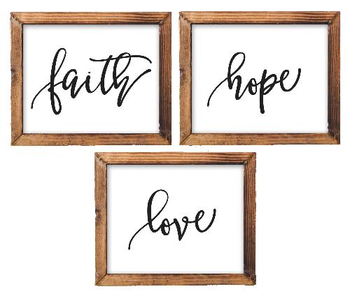 Faith, Hope, Love - Printable - Gracie Lou Printables