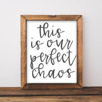 Perfect Chaos - Printable - Gracie Lou Printables