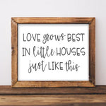 Love Grows Best - Printable - Gracie Lou Printables