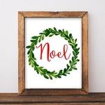 Noel - Christmas Printable - Gracie Lou Printables