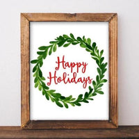 Happy Holidays - Printable - Gracie Lou Printables