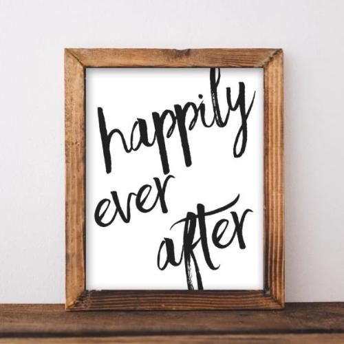 Happily Ever After - Printable - Gracie Lou Printables