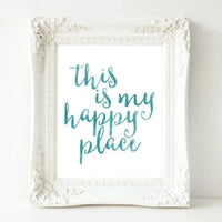 My Happy Place - Printable - Gracie Lou Printables