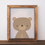 Woodland Bear - Printable - Gracie Lou Printables