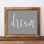 Dream - Printable - Gracie Lou Printables