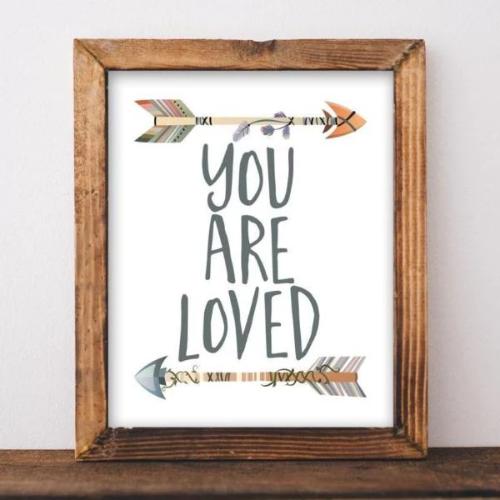 You are loved - Printable - Gracie Lou Printables