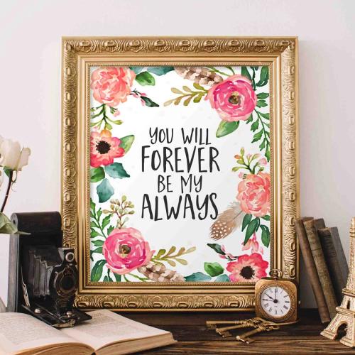 Forever Be My Always - Printable - Gracie Lou Printables