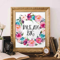 Dream Big - Printable - Gracie Lou Printables