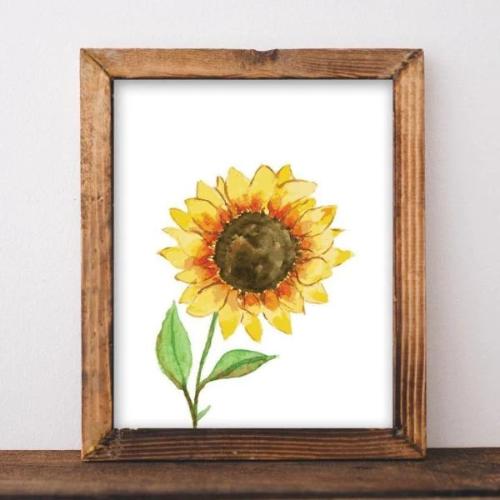 Sunflower - Printable - Gracie Lou Printables