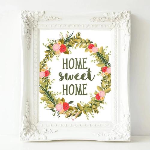 Home Sweet Home - Printable Art - Gracie Lou Printables