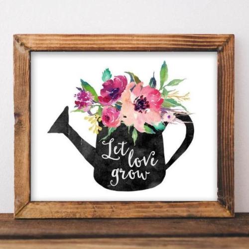 Let Love Grow - Printable - Gracie Lou Printables