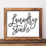 Laundry Stinks - Printable - Gracie Lou Printables