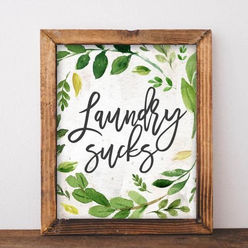 Laundry Sucks - Printable - Gracie Lou Printables