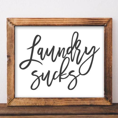 Laundry Sucks - Printable - Gracie Lou Printables